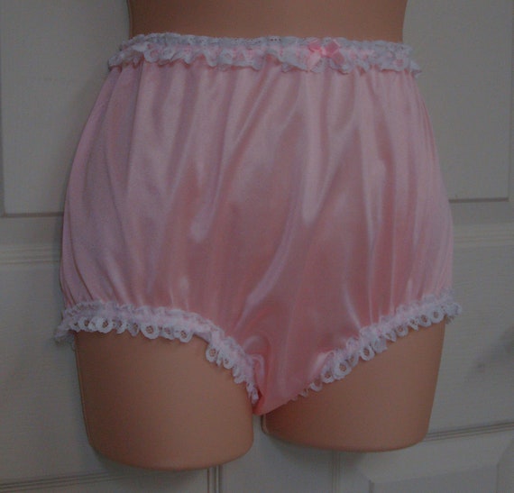 Vintage Style Adult Sissy Tricot & Lace   Panties - Cross dresser - fetish - ABDL