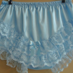 Adult Sissy BaBy "Handmade Sissy Ruffle Panties Cosplay Lace Rumba - single or double layer