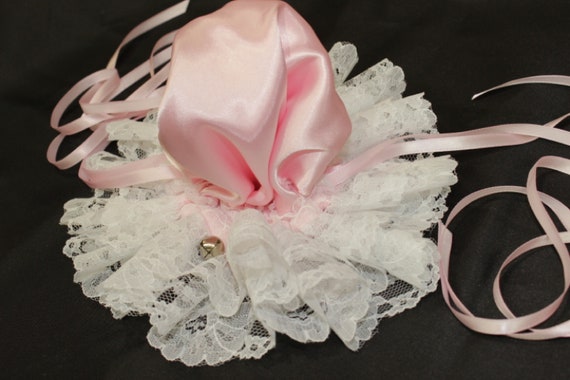 Adult Sissy Pee Wee Chastity Cover PINK & WHITE - Penis Cover