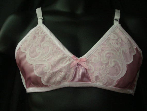 Bra for Men Sissy Pink Full Cover Trainning Bra Custom Made to