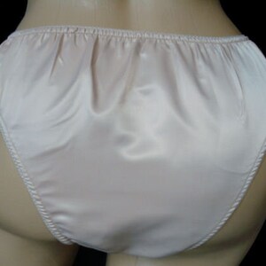 Adult Sissy " Nude Low Rise Panties for Men" - Double Satin Layer Male