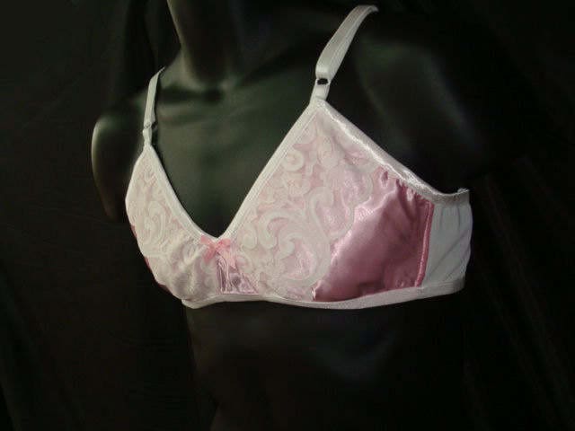 Bra for Men Sissy Pink Full Cover Trainning Bra Custom Made to