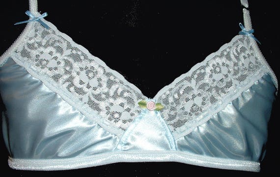 Adult Sissy Bra for Men - Cross dresser - fetish - Custom made to order - will fit cups from AA To B