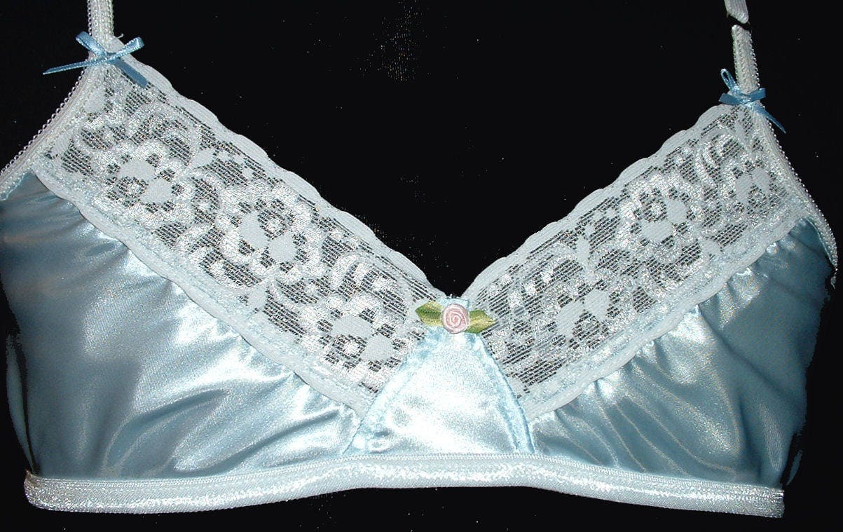 Adult Sissy Bra for Men - Cross dresser - fetish - Custom made to order -  will fit cups from AA To B