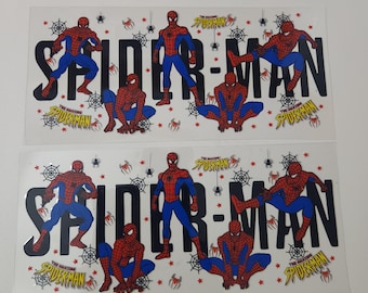 UVDtf Cup Wrap Kids | UvDTF Cute Kid Spider Wrap | Spider Cup wraps