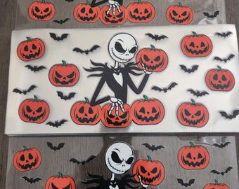 16oz halloween Cup Wrap - UV DTF Wrap - Snow globe Cup Wrap - Gamer Cup Wrap Ready to Apply