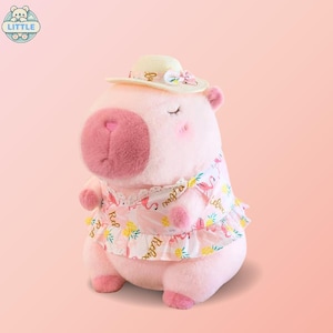 Capybara Plüschtier 25 Cm – Weich, Realistisch, Aus PP-Baumwolle, Als Kuscheltier Oder Deko, Geschenk