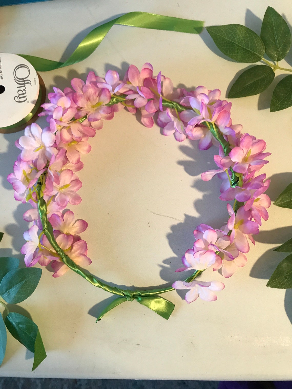 Wisteria Flower Crown Etsy