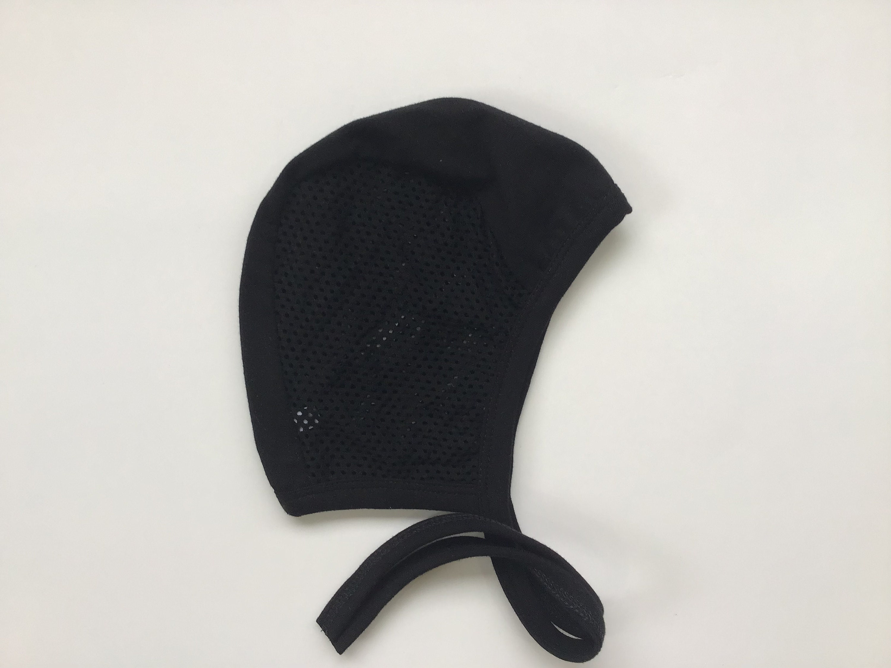 Baby pilot hat black with mesh hearing hat, toddler hat, emmifaye hat, hat with ties, summer hat, cotton knit hat, snug fitted hat