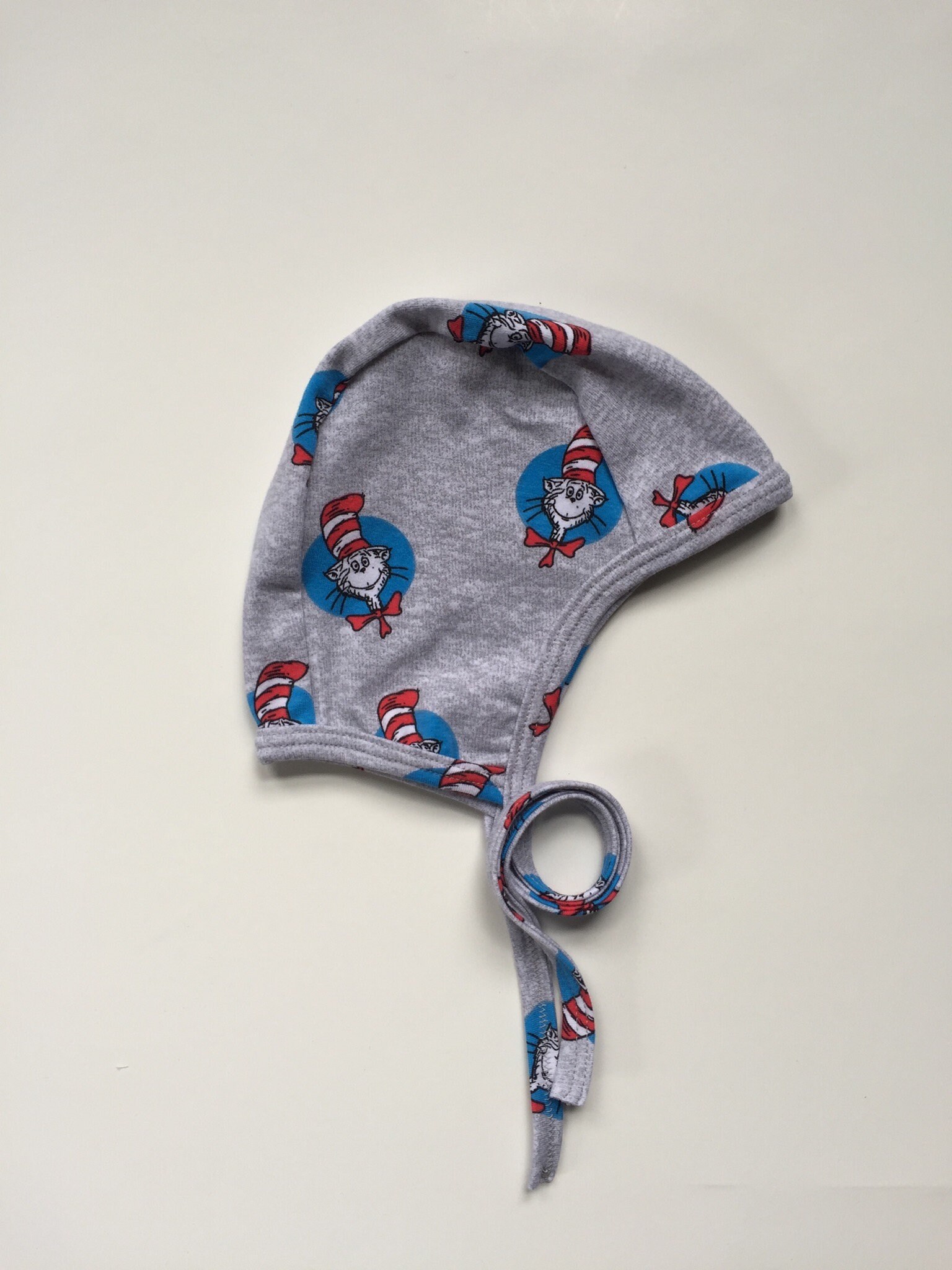 toddler hat with ties