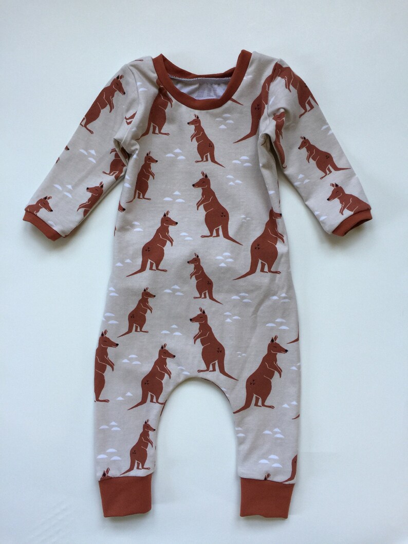 tan baby romper