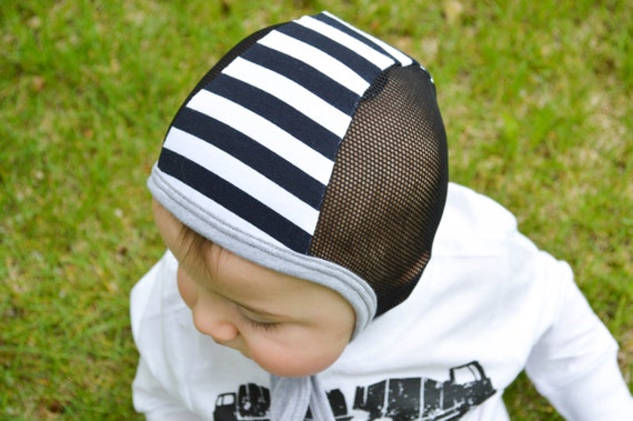 Sweet Stripes Organic Cotton Baby Hat Crochet Kit 