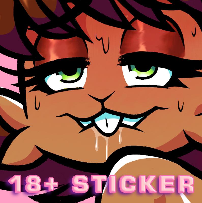 F#%kin' Rabbits! - HOLO STICKER [Mature]