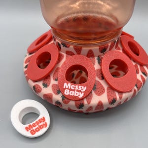 Nearly ZERO Waste Chick Feeder Ports for Quail