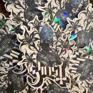 Papa V Perpetua flower sticker