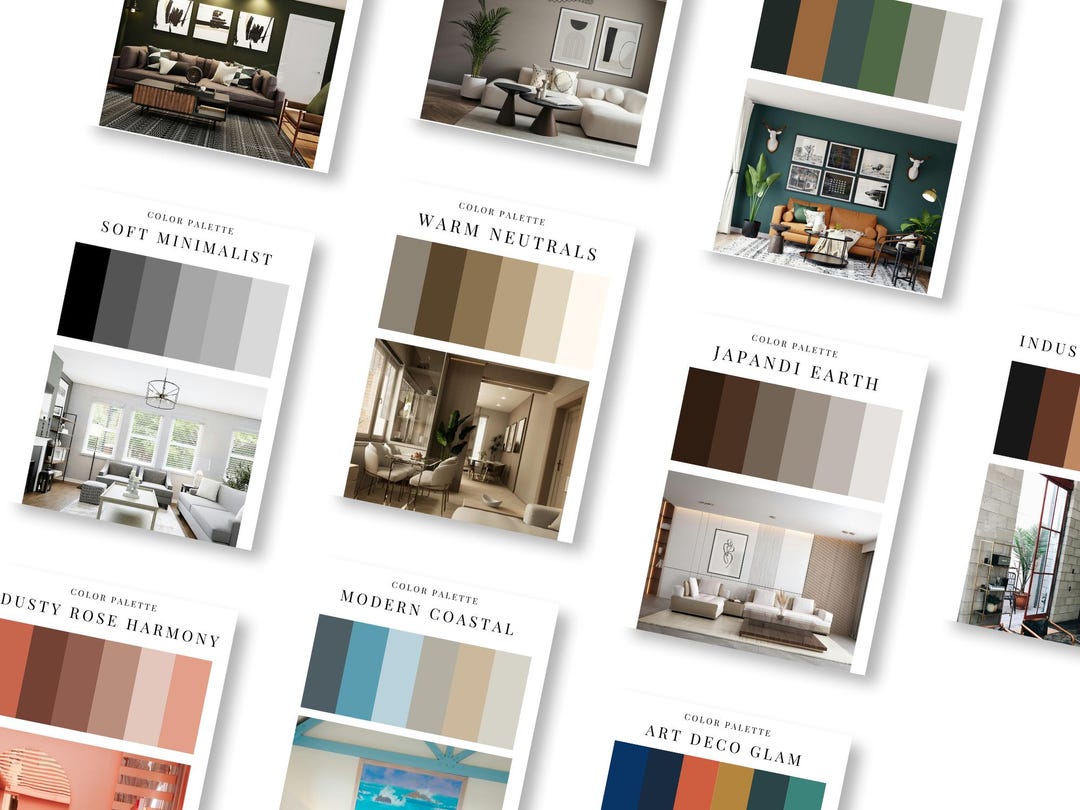 Interior Designer Color Palette | Modern Paint Color Kit | Editable ...