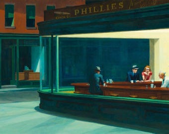 Nighthawks by Edward Hopper - Premium Fine Art Print