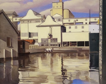 Charles Sheeler River Rouge Plant Print: Fine Art Paper, Matte Finish