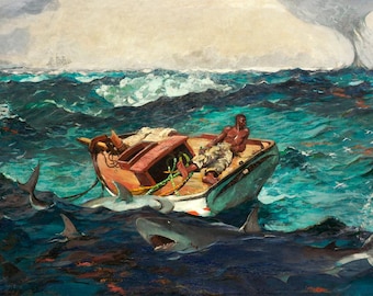 Winslow Homer 'The Gulf Stream' Fine Art Print