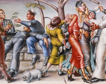 Paul Cadmus 'The Fleet's In!' Fine Art Print