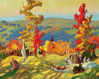 Autumn in the Northland by Franklin Carmichael  - Premium Fine Art Print