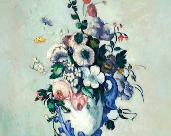 Paul Cézanne Rococo Vase Fine Art Print