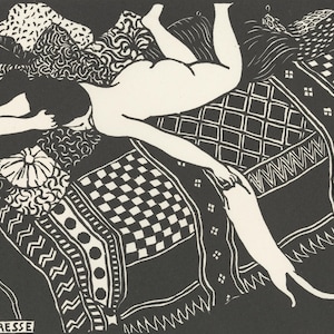 La Paresse di Félix Vallotton - Stampa d'arte premium