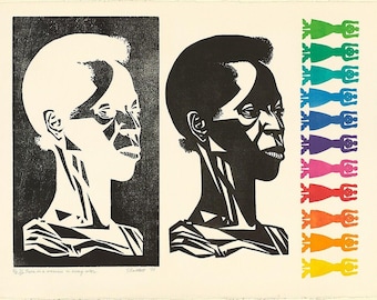 Elizabeth Catlett Art Print: Woman Portrait, Fine Art Paper
