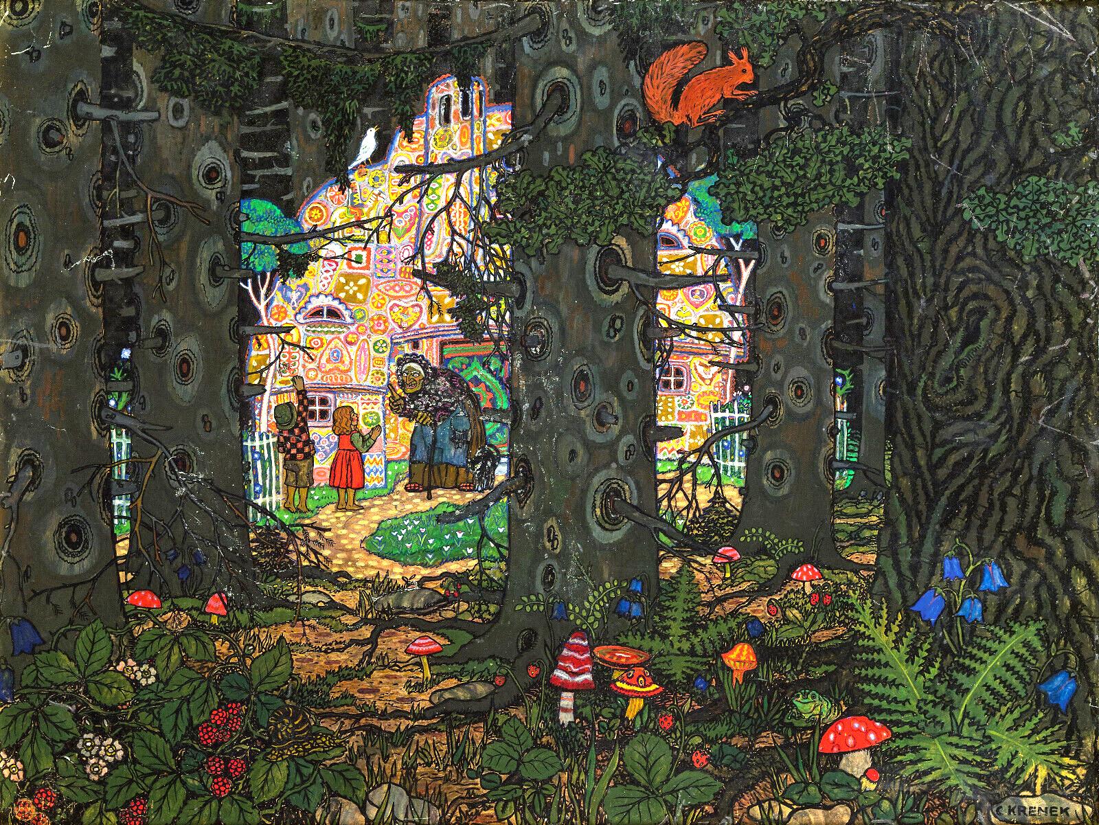 Hansel and Gretel by Carl Krenek - Premium Fine Art Print