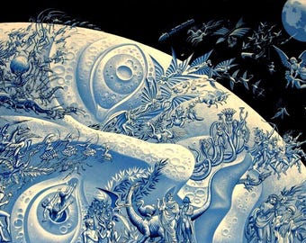 The Moon People by Boris Artzybasheff - Premium Fine Art Print