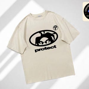 Camiseta masculina de algodão para o verão | Blusa com estampa gráfica | Camisa de manga curta streetwear | Look casual | Estilo descontraído e descolado