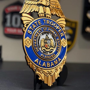 Custom 3D Badge Patch Logo Plaque — Retirement Gift, First Responder Display image 16