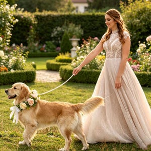 dog wedding dress golden retriever Golden Retriever Dog Wedding Apparel Even The Sweetest Fur Baby Deserves A Front-row Moment ? Our