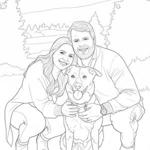 Personalisiertes Malbuch aus Fotos – 12, 24, 36, oder 48 individuelle Ausmalseiten + farbiger Umschlag, Geschenk zum Muttertag, personalisiertes Geschenk für die Familie Bild 14