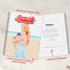 Make Coloring Page from Photo, Customized Coloring Book for Gift