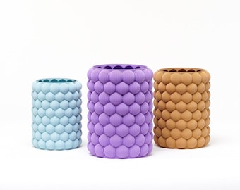 Jarrón para centro de mesa de boda: elegante maceta moderna, regalo único para novias y recién casados, decoración del hogar y eventos, pieza decorativa impresa en 3D