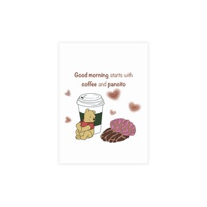 Set di cartoline Coffee & Pancito - Perfette per la mattina e come regalo