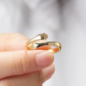To My Daughter Hug Ring,Adjustable Minimalist Hugging Ring,Daughter Gift from Mom, Rings Jewelry Christmas Gift For Her,Friendship Hug Ring