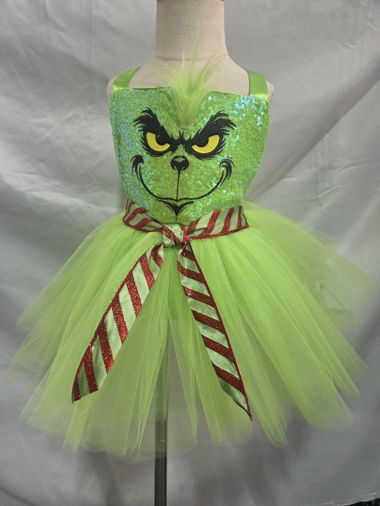 Baby Girl Grinch Outfit Halloween Grinch Dress For Toddlers Baby