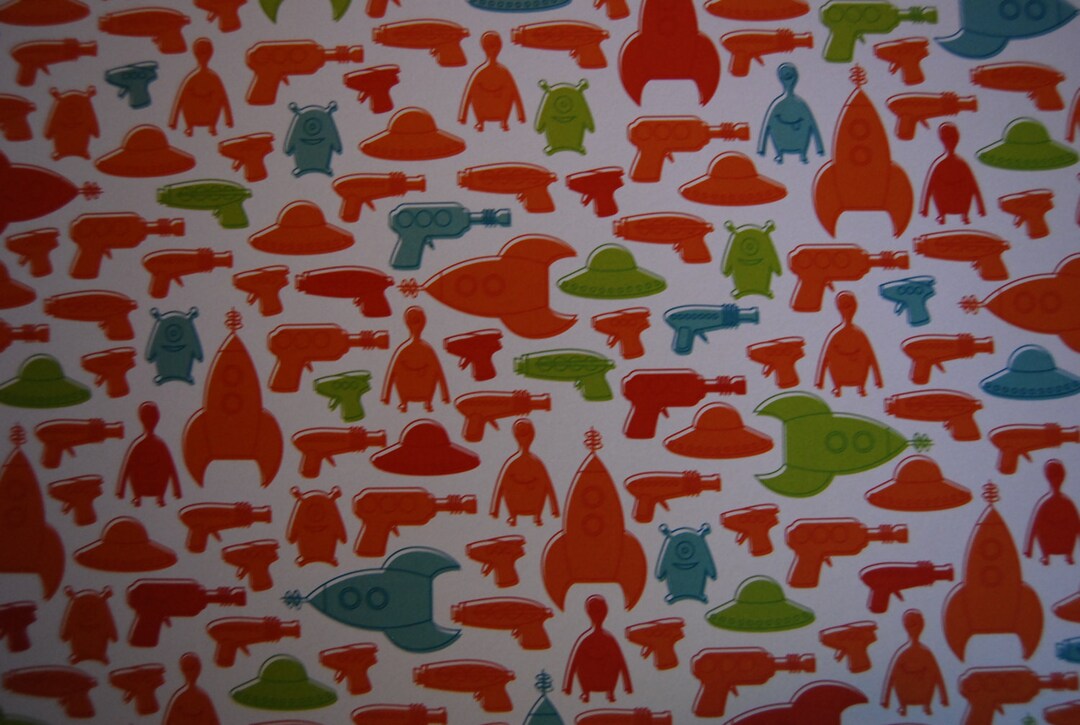 Rockets & Rayguns Astro Pop Paper by TPC Studio - Etsy