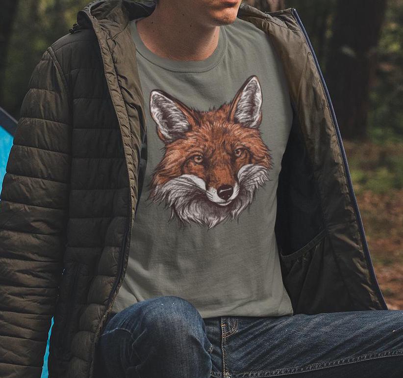 Men's Shirt Fox Wilderness - Etsy