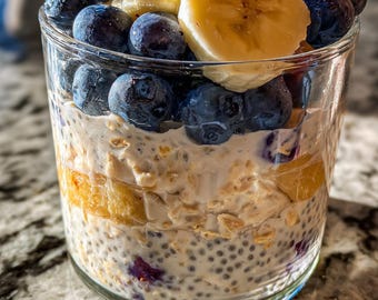Easy Overnight Oats Recipe | Instant Digital Download PDF