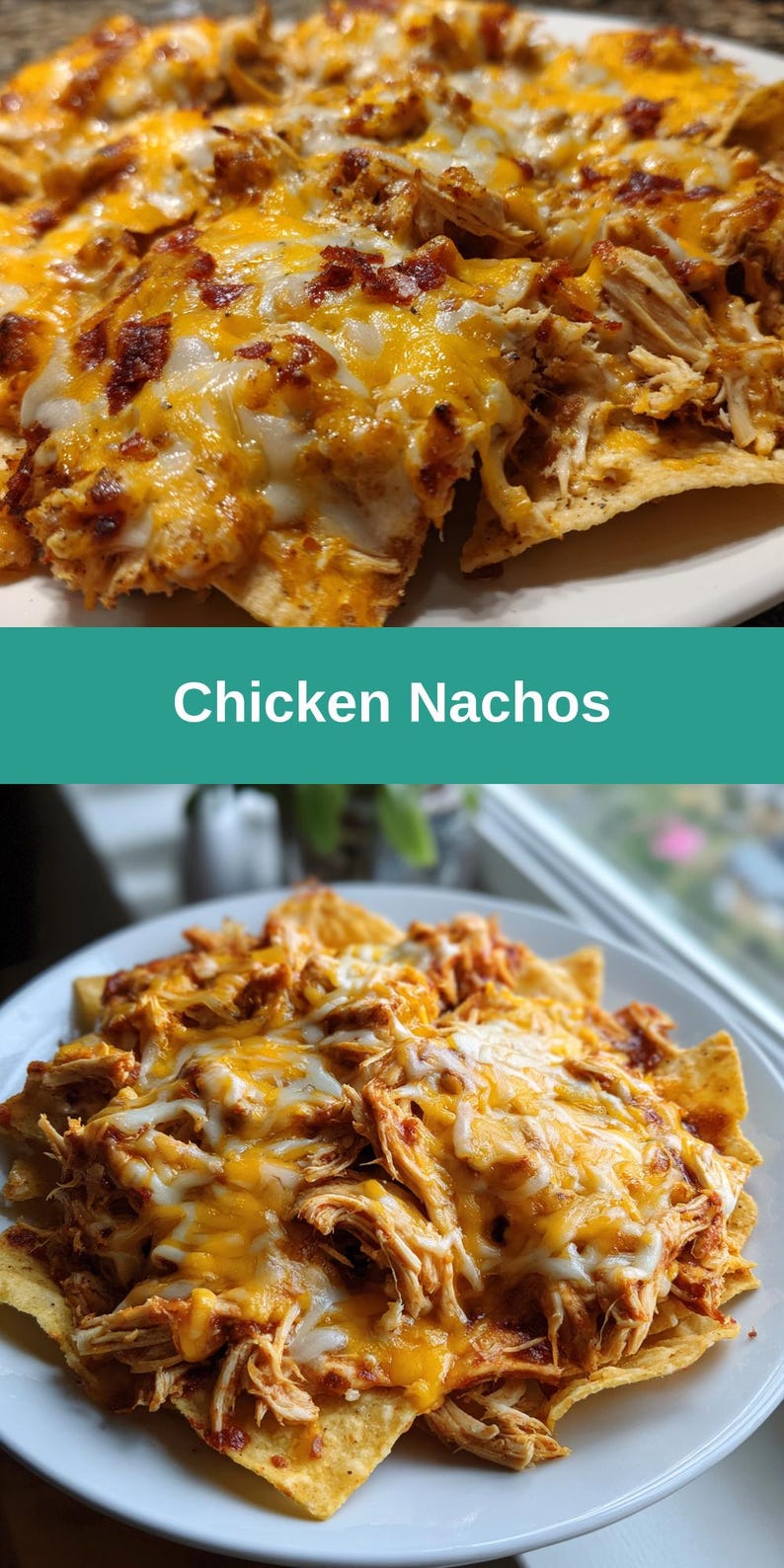 Chicken Nachos Recipe | Printable Recipe Card | Digital Download | Easy ...