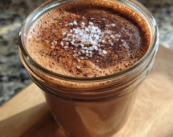 Gesalzenes Karamell-Kakaomischungs-Rezept | Druckbare Rezept Karte | Digitaler Download | Gemütliches Wintergetränk