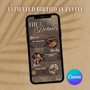 Digital Birthday Dinner Invitation, Birthday Dinner Party Invite, Digital Birthday Party Invitation Template, Editable Birthday Dinner Text Invite, Birthday Party Announcement, Canva Editable Birthday Dinner Card, Digital Party Invite for Adults, Birthday Celebration Invitation, Modern Birthday Dinner Evite, Birthday Dinner Canva Template, Printable Birthday Party Invite, Birthday Dinner Editable Text Template, Digital Birthday Dinner Evite, Canva Editable