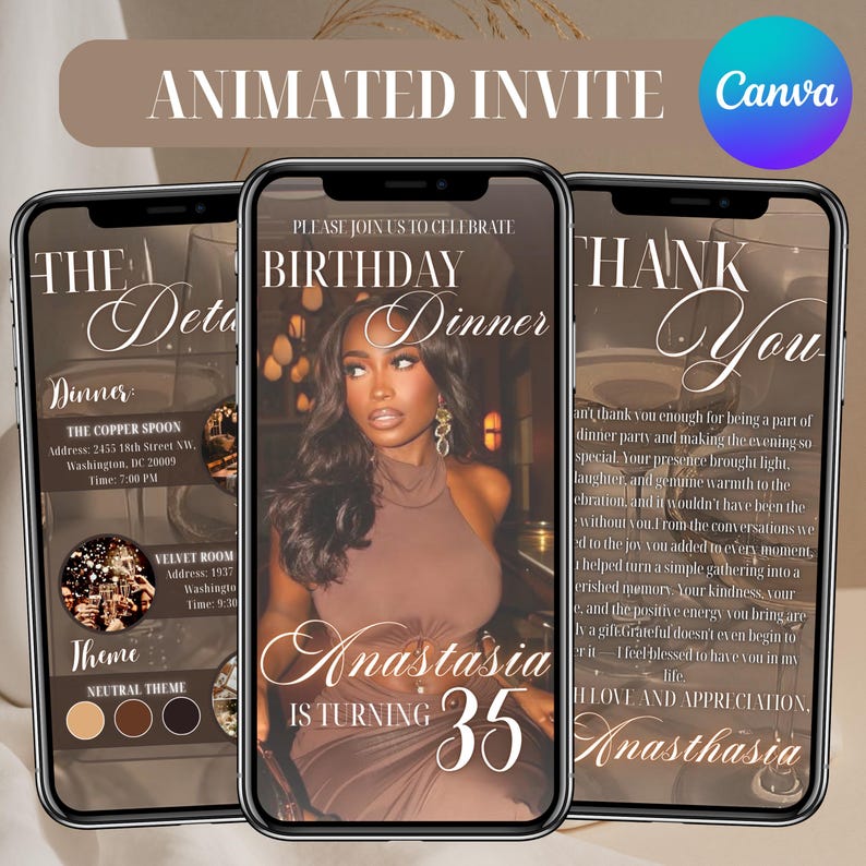 Digital Birthday Dinner Invitation, Birthday Dinner Party Invite, Digital Birthday Party Invitation Template, Editable Birthday Dinner Text Invite, Birthday Party Announcement, Canva Editable Birthday Dinner Card, Digital Party Invite for Adults, Birthday Celebration Invitation, Modern Birthday Dinner Evite, Birthday Dinner Canva Template, Printable Birthday Party Invite, Birthday Dinner Editable Text Template, Digital Birthday Dinner Evite, Canva Editable