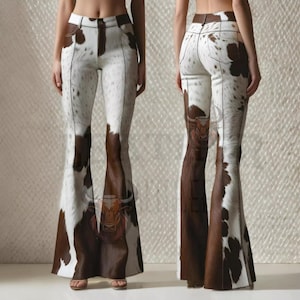 Handmade Cowhide Leather Pants: Western Style