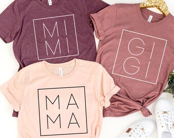 Papa and Mama Shirts, Mama Shirt, Papa Shirt, Baby Announcement, Cute Family Tee, Gender Reveal, Baby Shower Party Shirt, Mothers day Gift