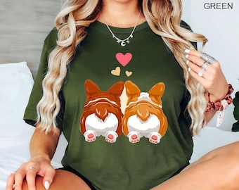 Corgi Shirt, Cut Corgi Butt Shirt, Corgi T-Shirt, Animal Lover shirt, Funny Gift for Corgi Lover, Corgi Butt, Funny Dog Shirt, Dog Lover Tee