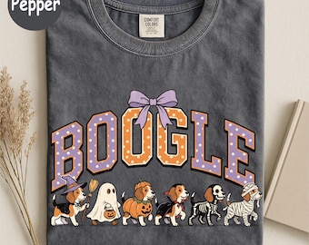Comfort Colors® Halloween Beagle Shirt, Funny Beagle Dog Mom Shirt, Beagle Halloween Tee, Spooky Beagle Gift, Cute Dog Lover Fall Shirt